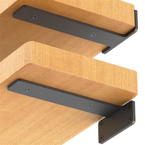 black metal shelf brackets amazon|black brackets for floating shelves.